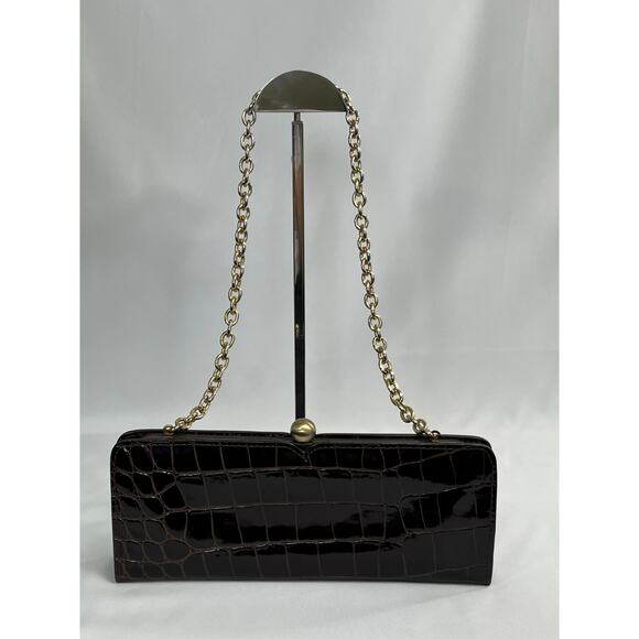 Sondra Roberts Chain Clutch Handbag - Picture 1 of 10